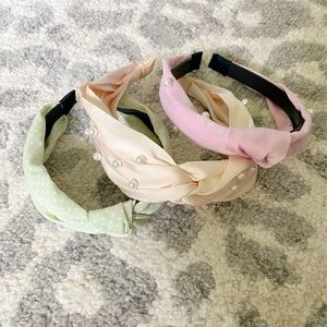 Set of three headbands